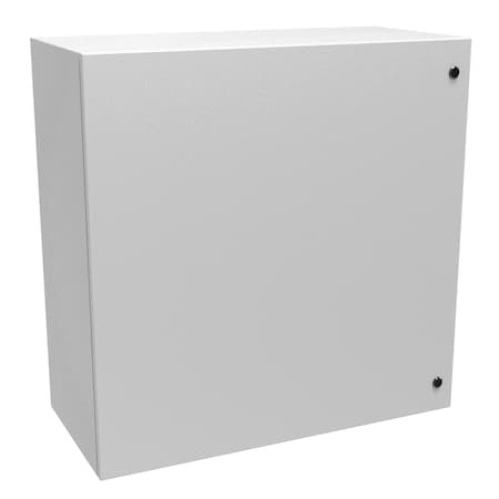 Hammond Slotted 1/4 Turn Latch Electrical Enclosures, 36 in H, 16 in D, 36 in W, NEMA 4, Steel EN4SD363616LG